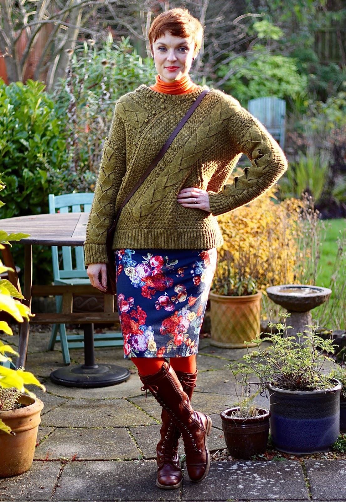 Alie Street Holly Dress, layered up for Winter! | Fake Fabulous