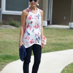 Floral Racerback + Link-Up