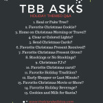 Holiday Questions with TBB