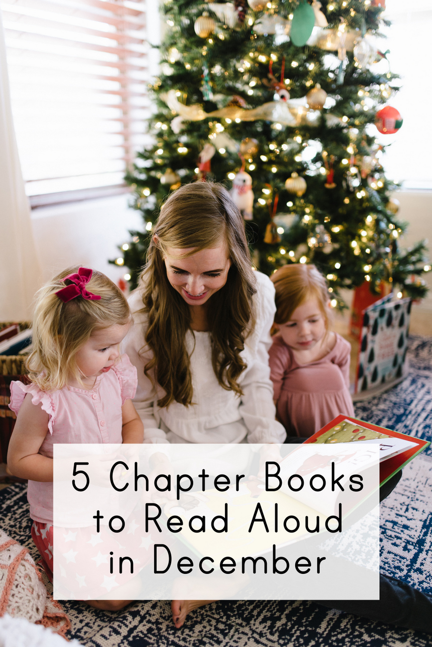 Five really good Christmas read-aloud books that your whole family will love to read around the tree through December with some hot chocolate.