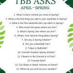 TBB Asks: Spring Edition